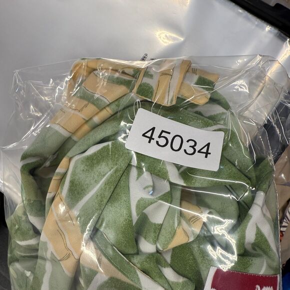 Joanna Dress Women 2X Plus Green Striped Maxi Long Sleeveless Round Neck Casual - Picture 5 of 5